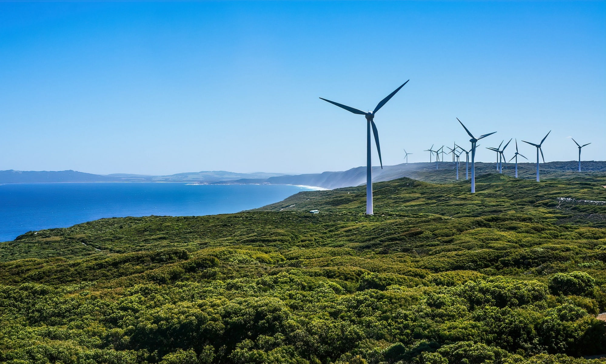 Albany wind farm in Western Australia