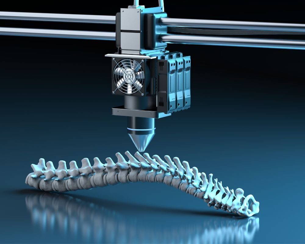 3D printing of a spine