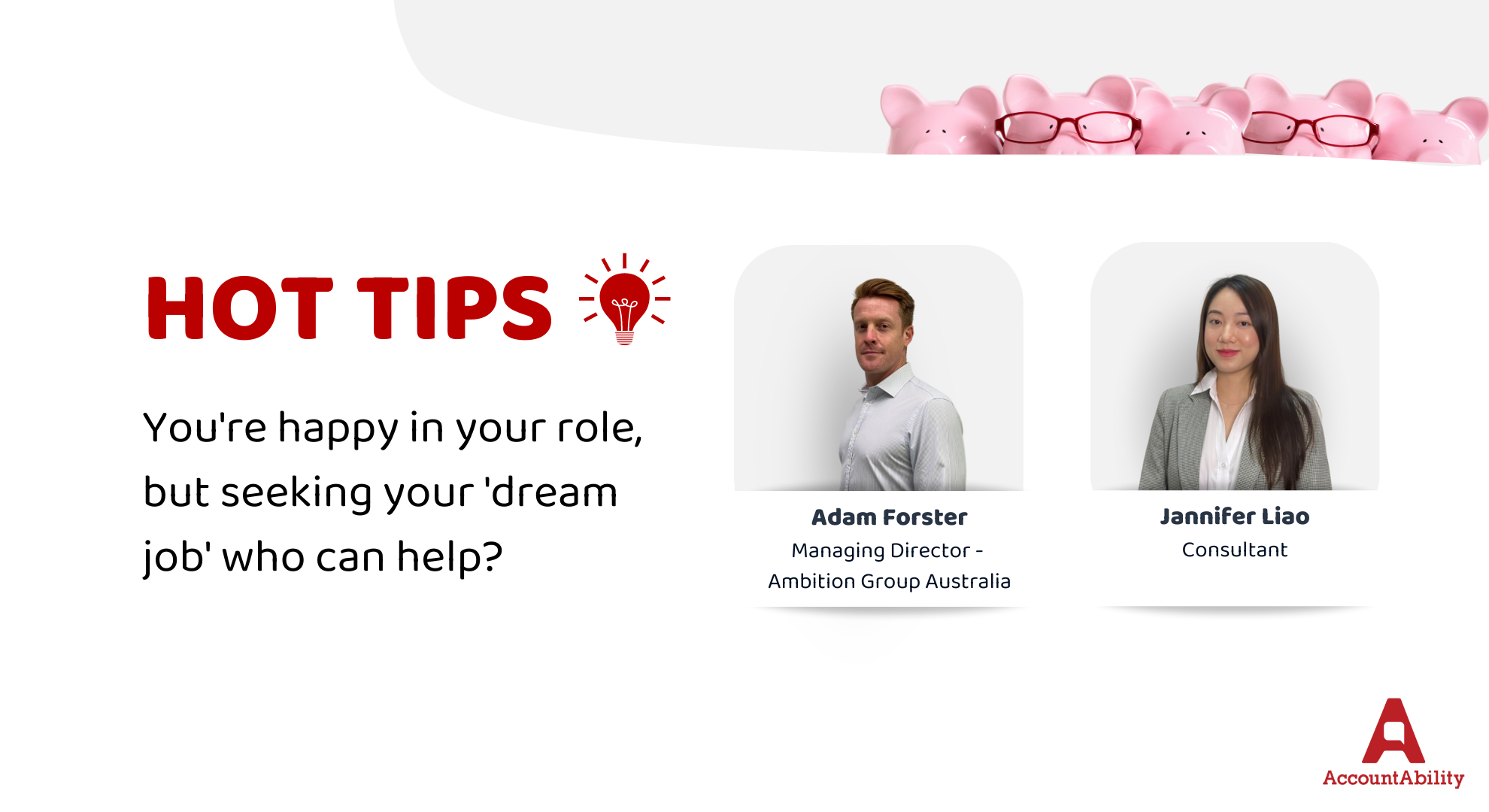 You're happy in your role but seeking your 'dream job' who can help?