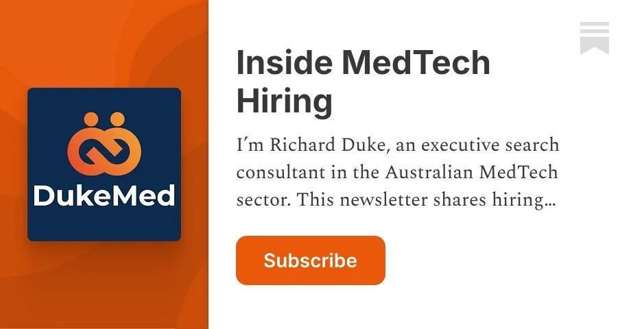 Inside MedTech Hiring Podcast | Richard Duke | Substack