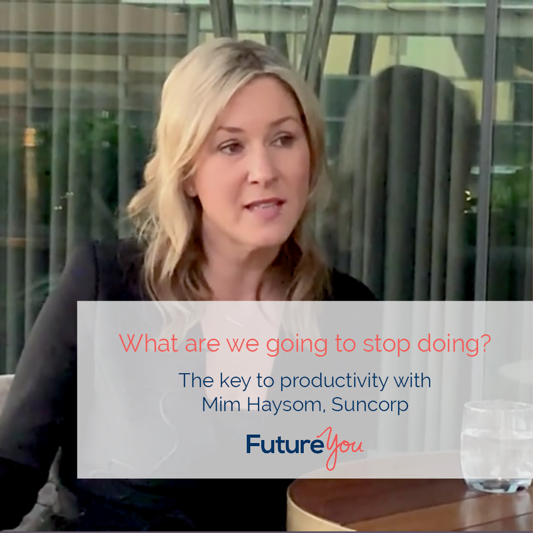 mim haysom, productivity, suncorp, emily wilson