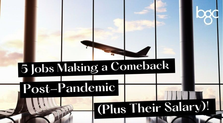 5 Jobs Coming Back Post Pandemic