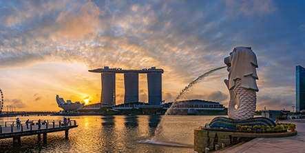 Singapore Merlion Park Downtown Singapore Busines 2023 11 27 04 55 36