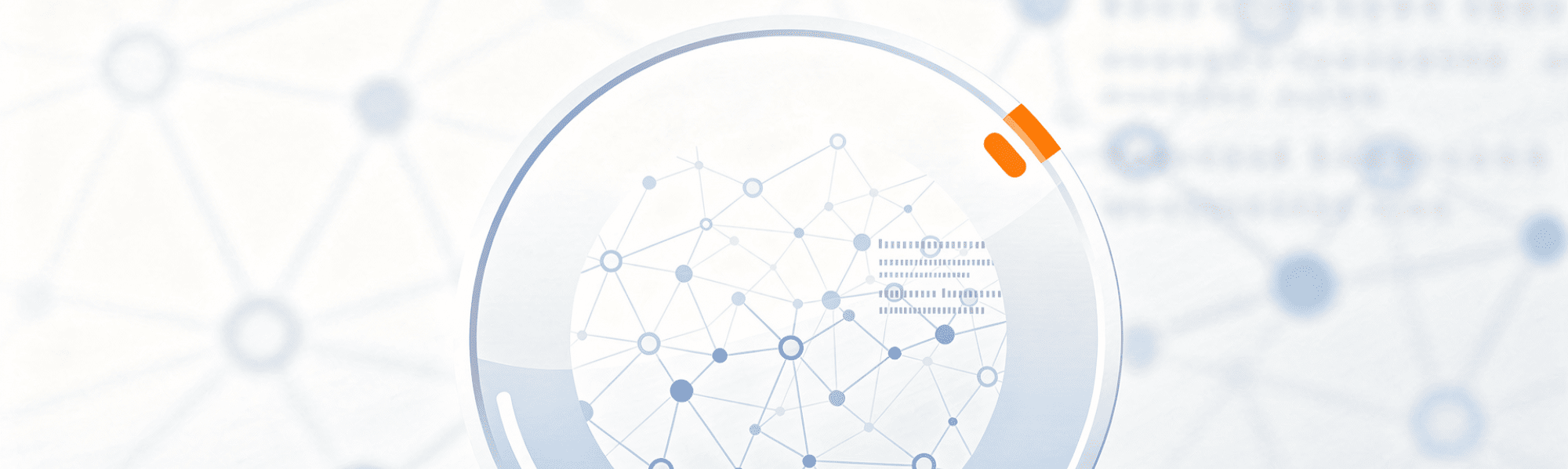 Abstract visualisation of a hiring diagnostic tool analyzing a complex talent network to identify hidden candidates.