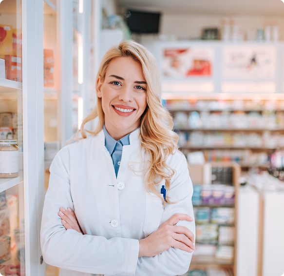 portrait of pharmacist
