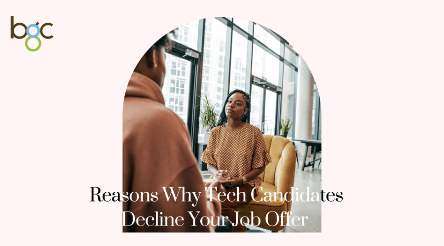 Reasons why tech candidates reject job offers in singapore