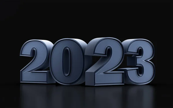 Depositphotos 582861890 Stock Photo Happy New Year 2023 Metallic