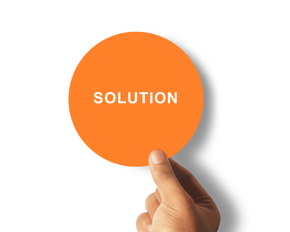 orange solution sign