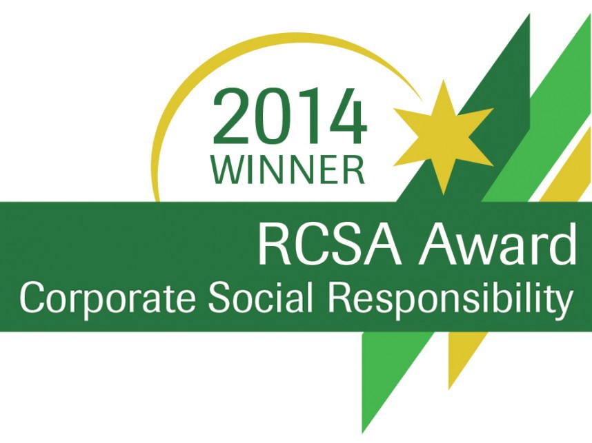 Aspect win the 2014 RCSA Corporate Social Responsibility award!