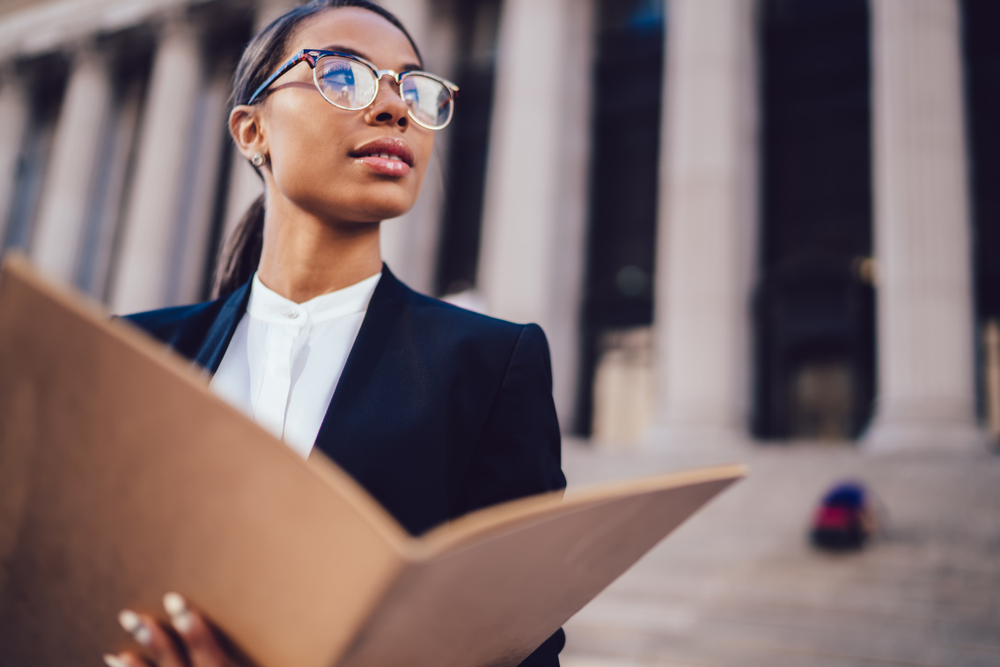 Young Female Lawyer Or Professional