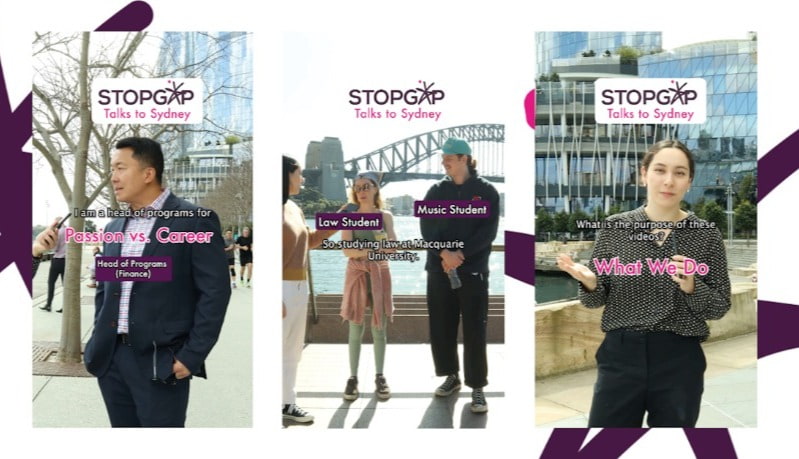 Stopgap Talks to Sydney CBD on TikTok Overview