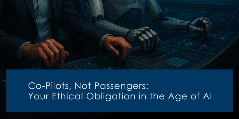 Blog Co Pilots Not Passangers