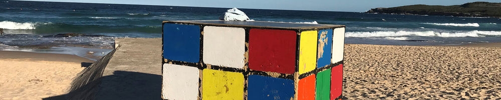 Rubik's Cube Maroubra Beach