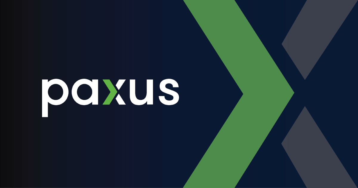 Paxus brand banner with Paxus X on the right side
