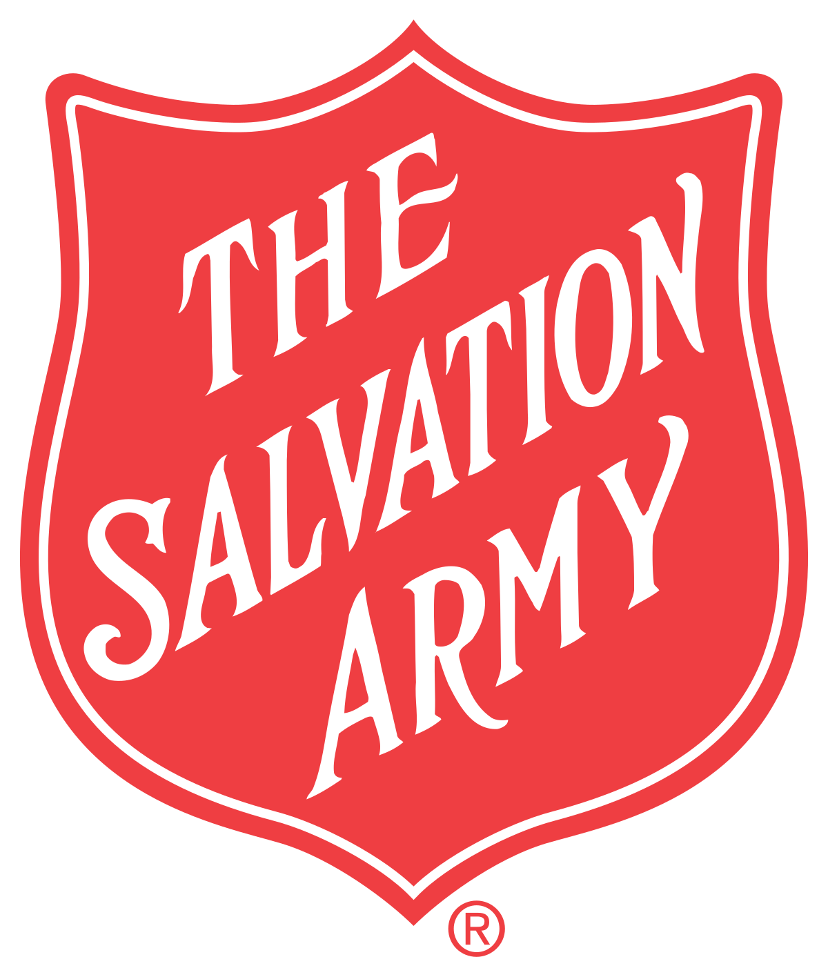 Salvation Army volunteer serving meals to people in need