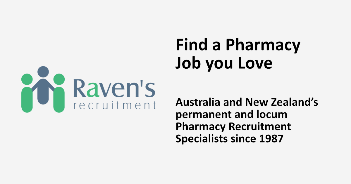 Pharmacist jobs · Raven's Recruitment
