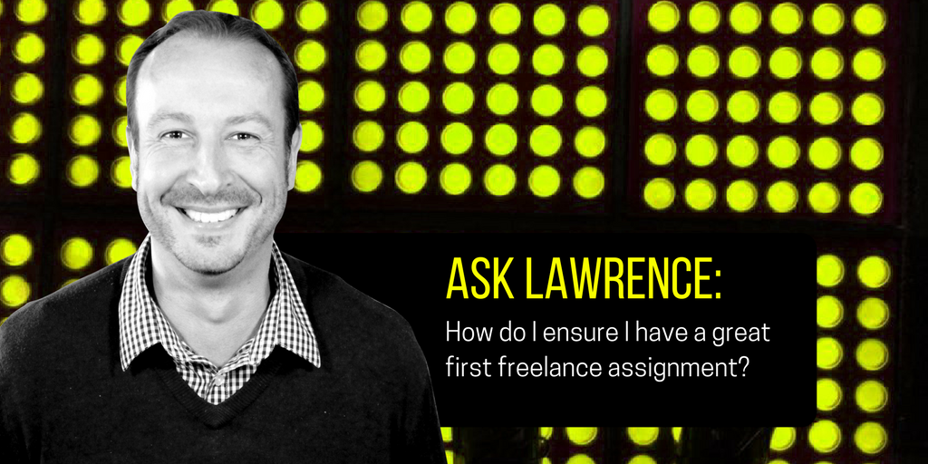 Lawrence Akers First Freelance Assignment