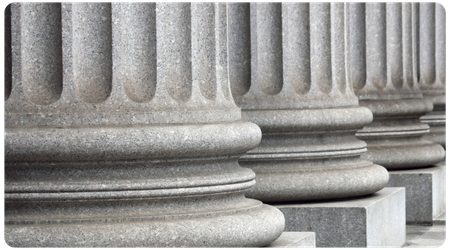 grey columns in a row