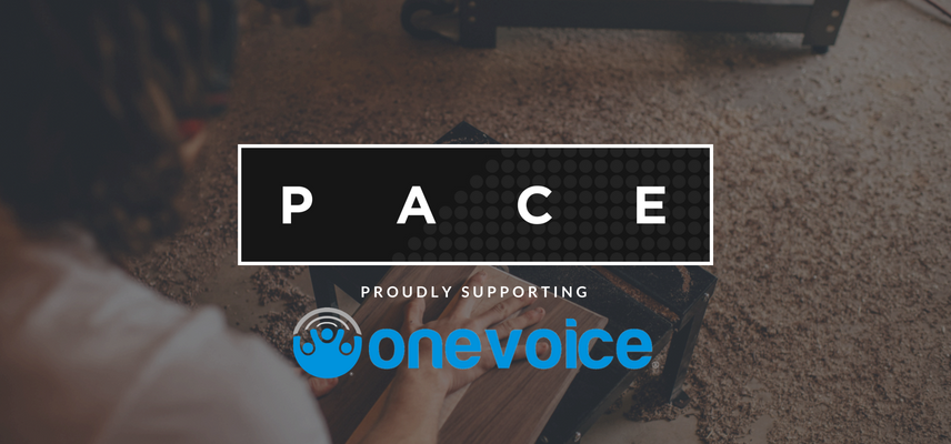 2018 Pace Survey Funds The Fit Out Of A New Woodwork Shop For Disadvantaged And Homeless Youths Through One Voice