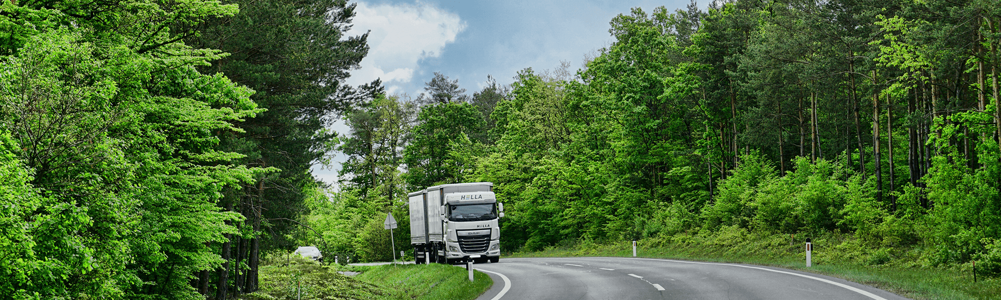 Truck driving through new south wales