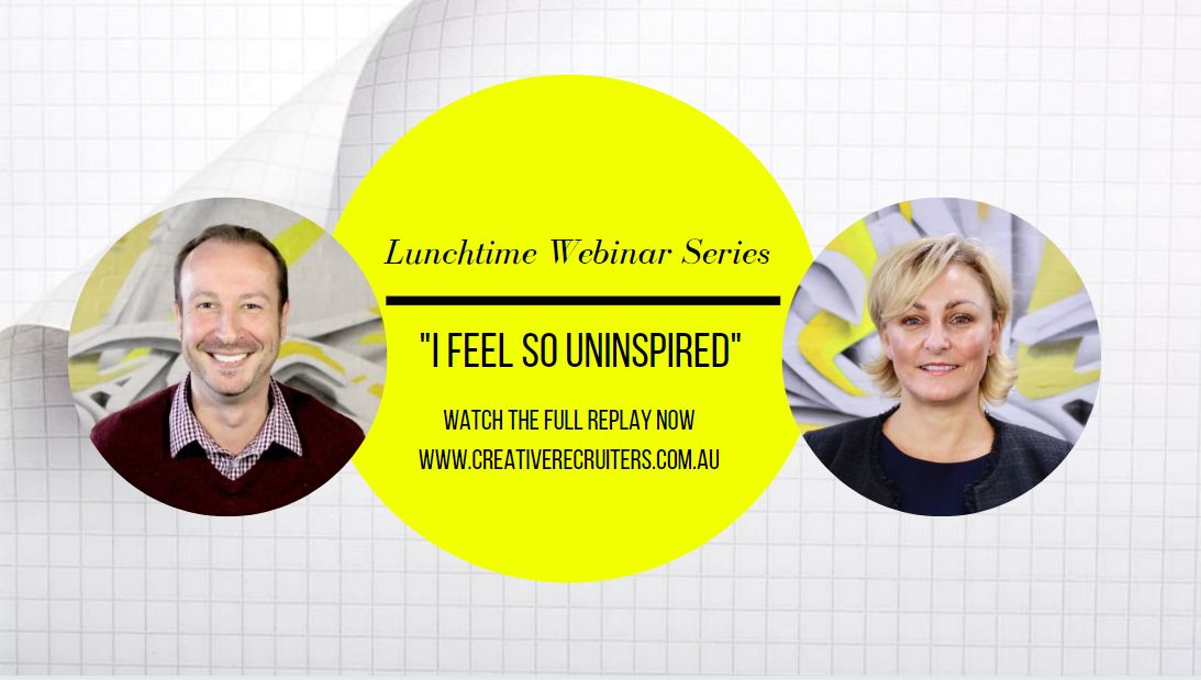 Webinar:  I feel so uninspired in isolation