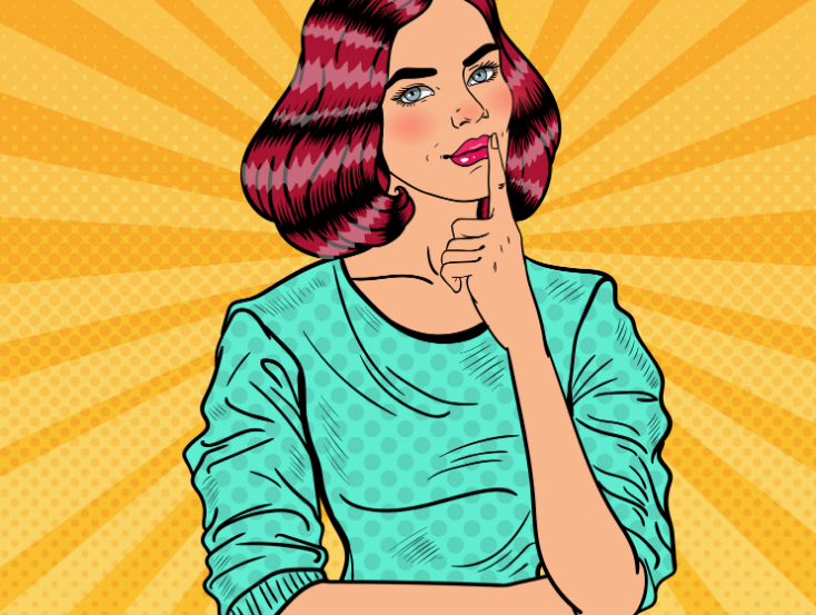 Pop Art Portrait of Woman more Selective on their Job Hunt