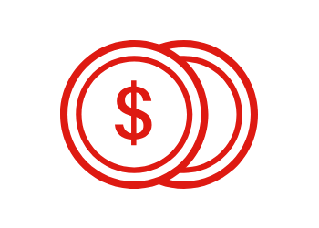 dollar coin icon