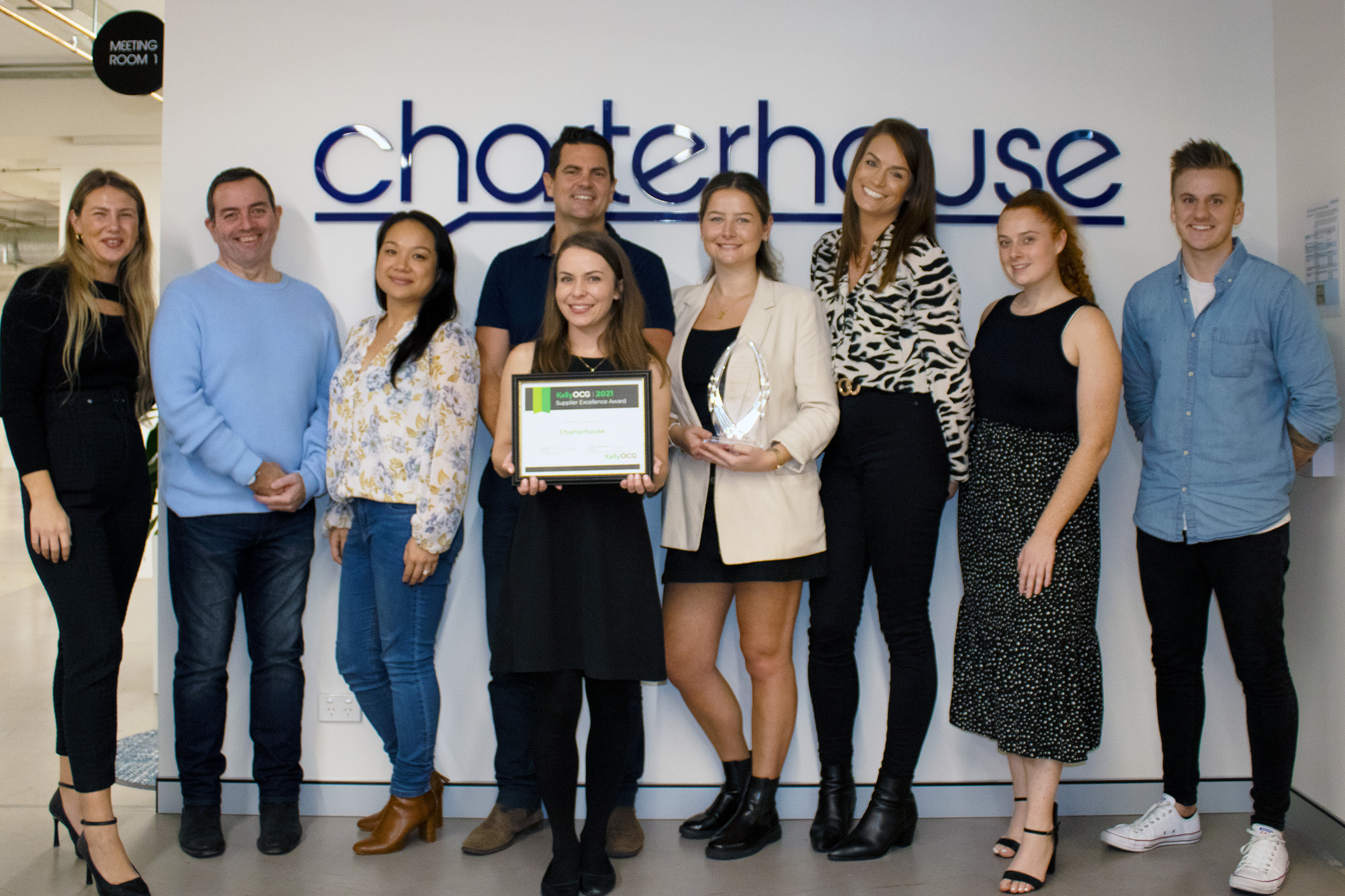 Charterhouse Recruitment   2021 Kelly Supplier Excellence Award Winner