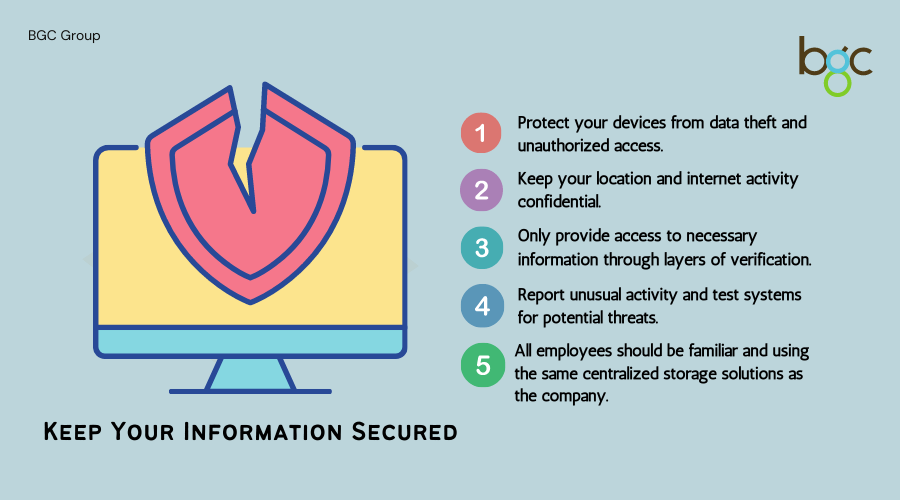 How to protect your information and data