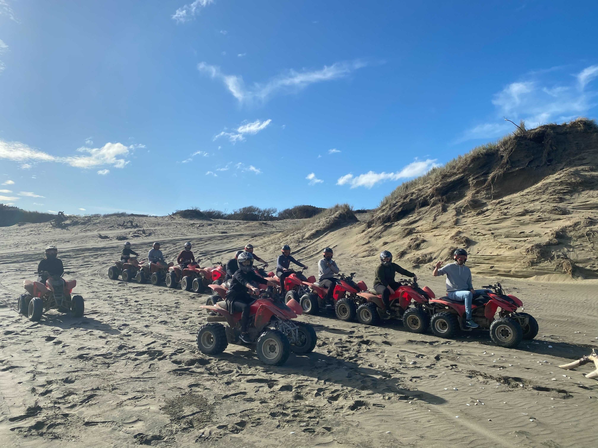 Quad biking