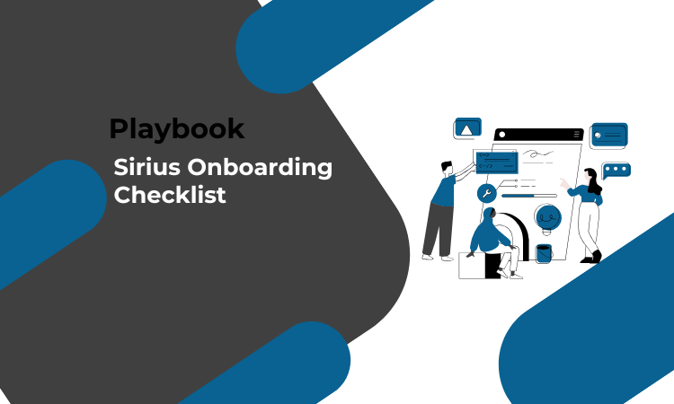 Sirius Onboarding Checklist