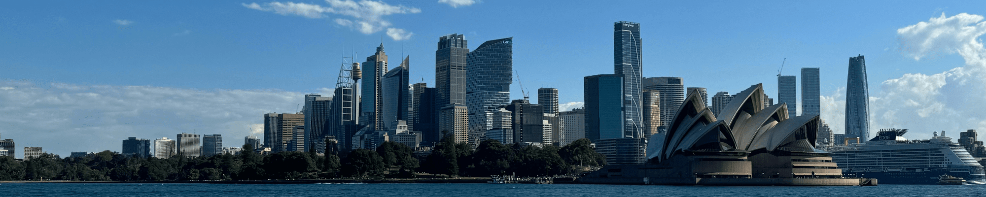 Sydney Landscape with Salesforce in background 