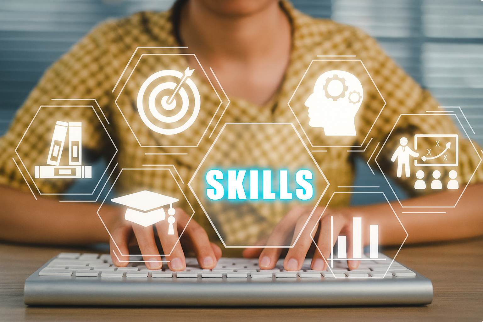 20250915 1008 Futuristic Skills Interface Remix 01k55tjebbej0a2zwqfgk22zen