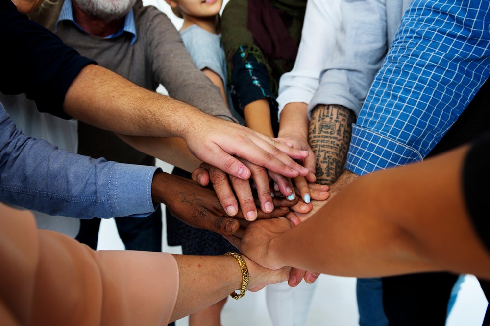 Group Of People Holding Hand 