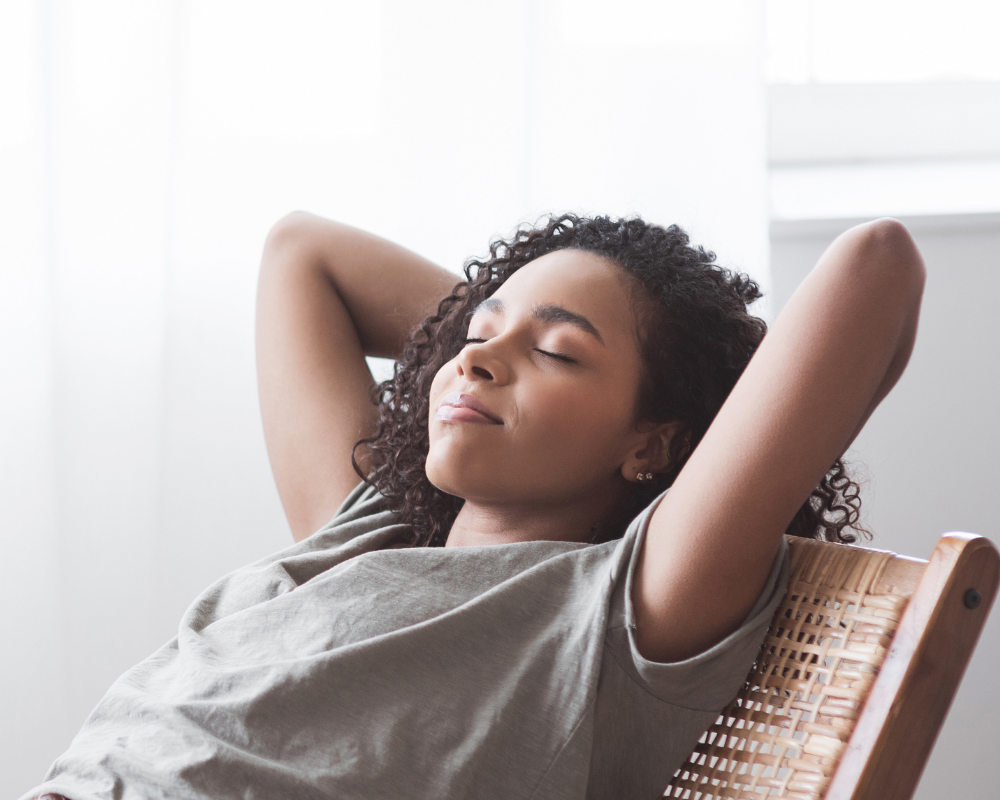 Woman relaxing