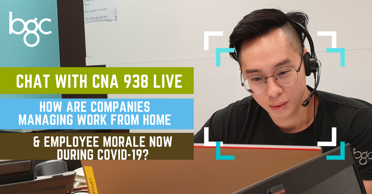 HR Specialist Jia Rong Speaks to CNA on Work from Home and Employee Morale during COVID-19