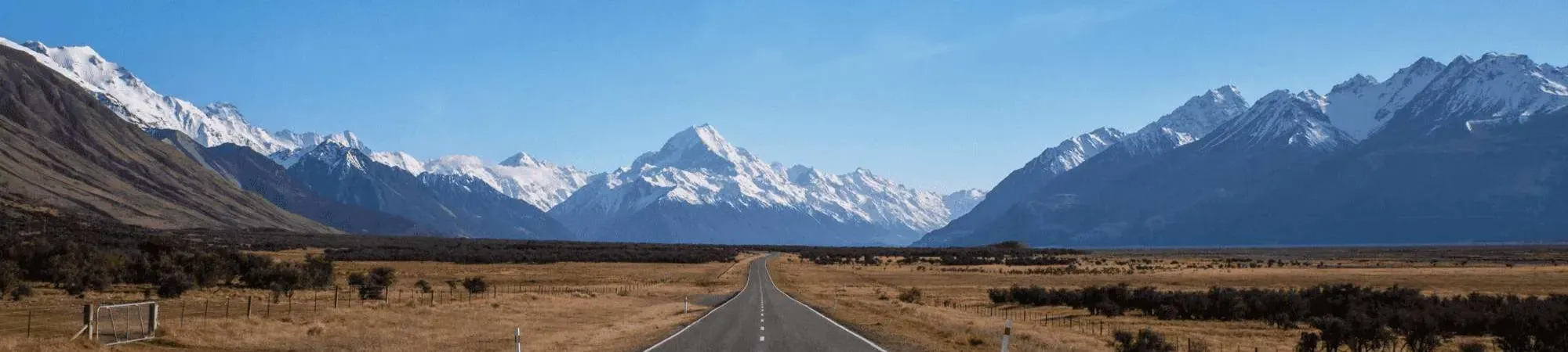 Mountain range banner