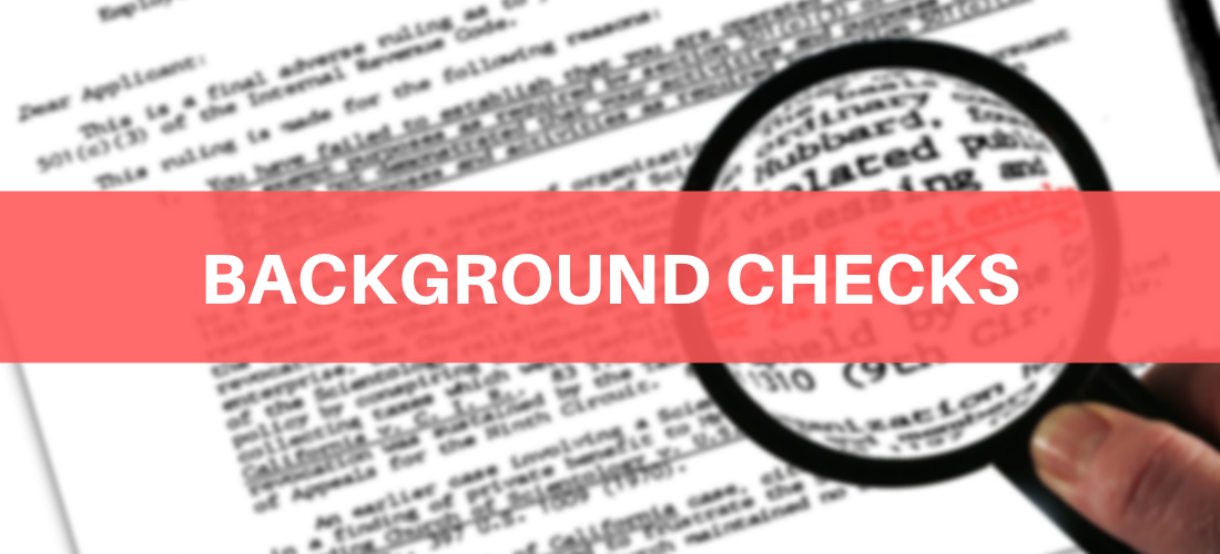 Are you applying Background Checks on your · Charterhouse SG