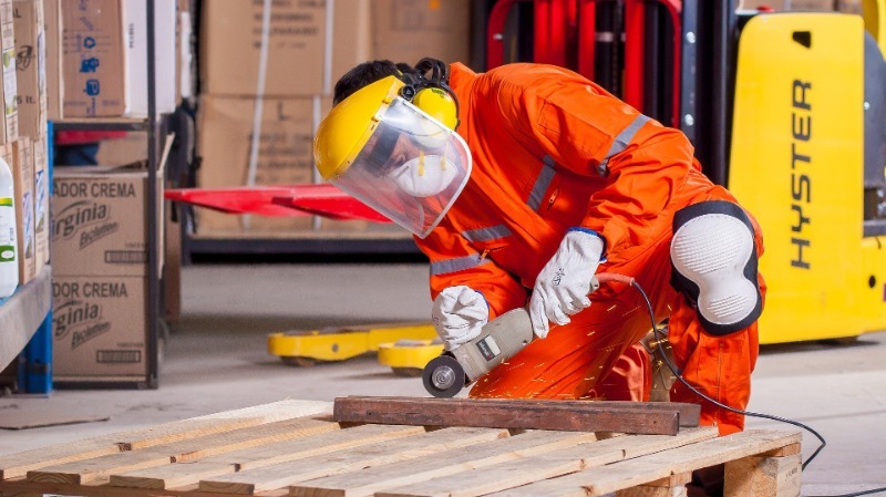 Image of Worker in High Vis PPE