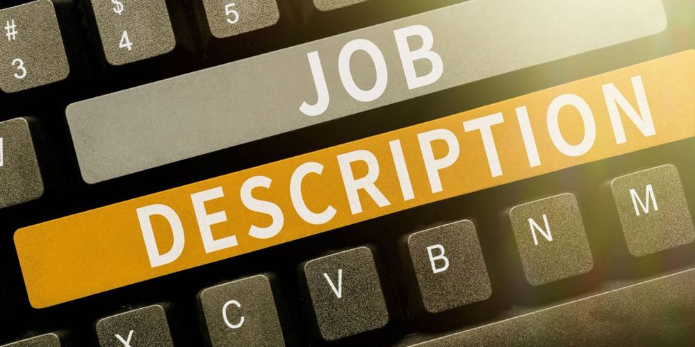 Job Descriptions written across keyboard