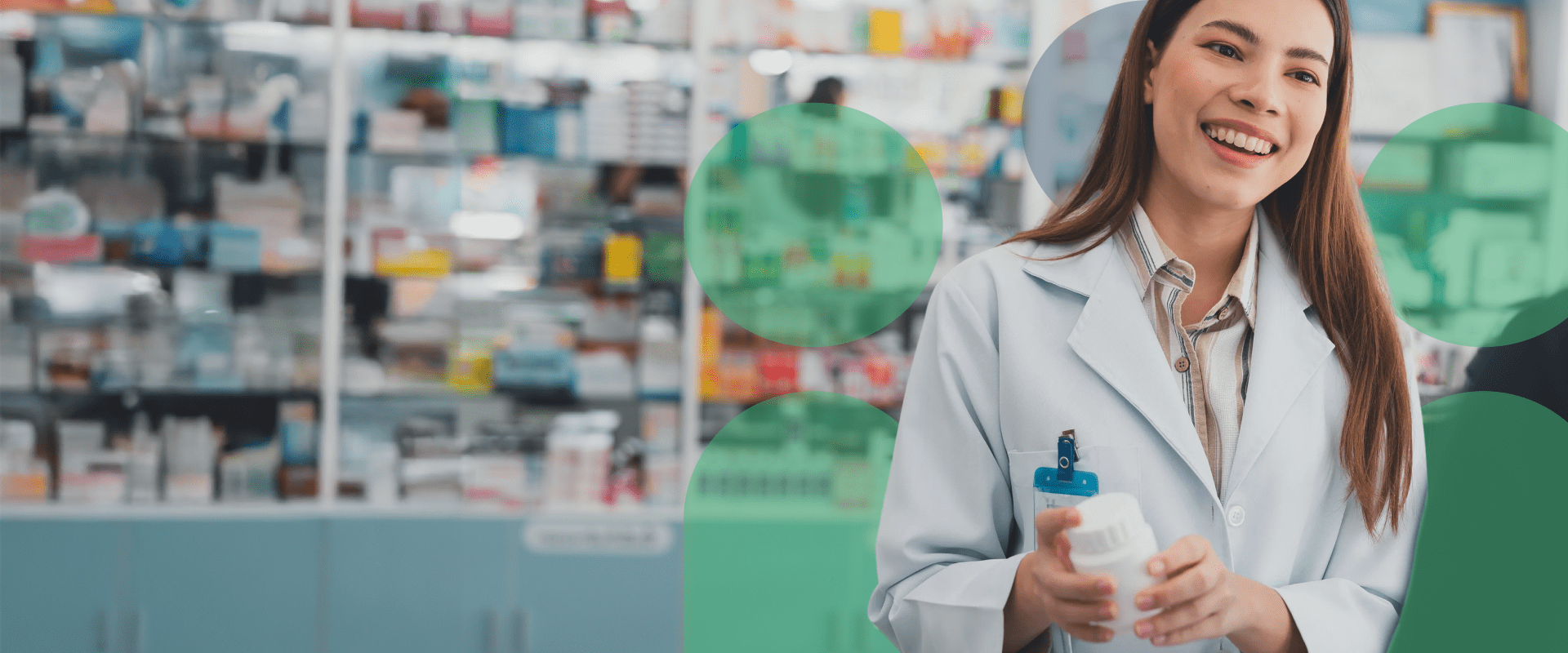 pharmacist smiling