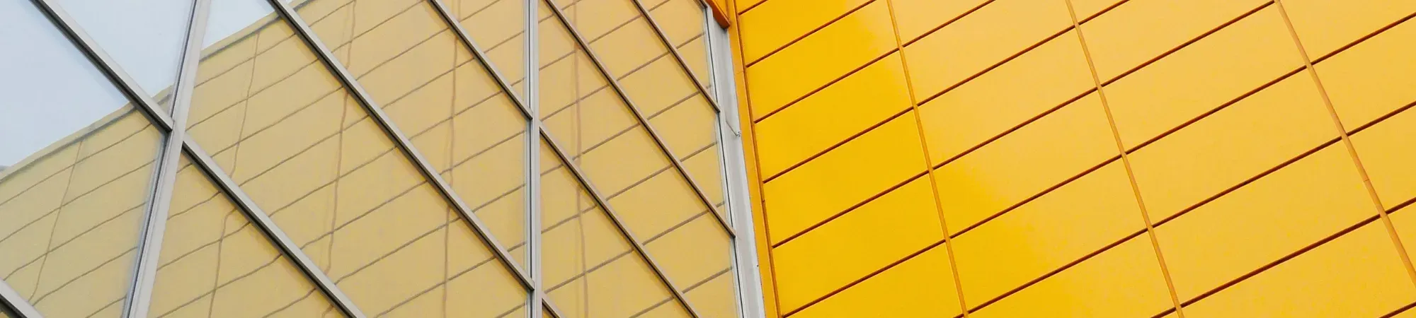 yellow building facade
