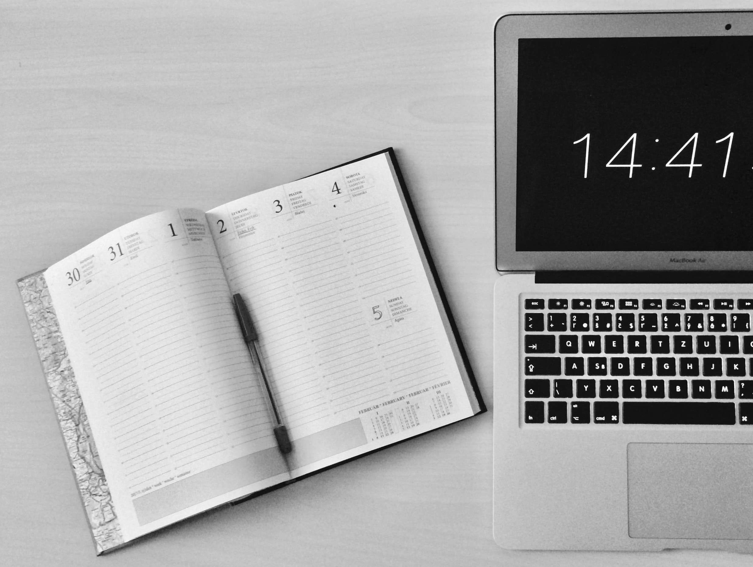 Apple Device Black And White Business Computer 295826